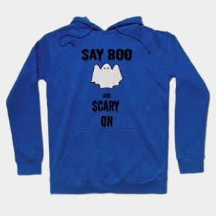 Halloween Say Boo Ghost Hoodie